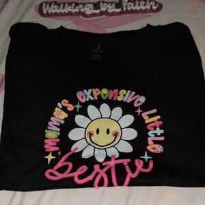 Black Kids Shirt with Colorful Graphic